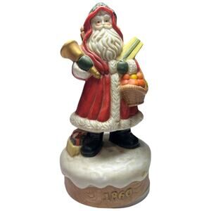 1999 Summit Corp Musical Santa Figurine O Tannenbaum Holiday